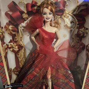Red Hair Holiday Barbie Doll 2024 New In Box